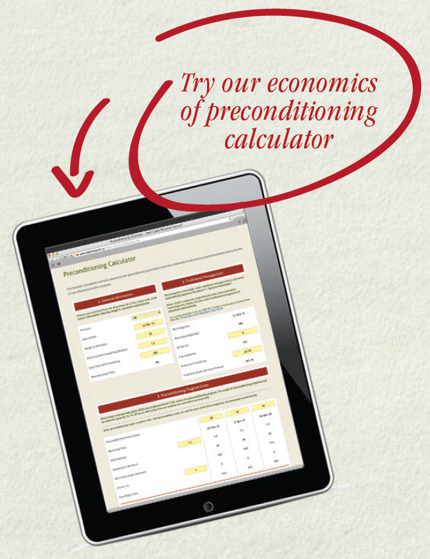 Preconditioning calculator