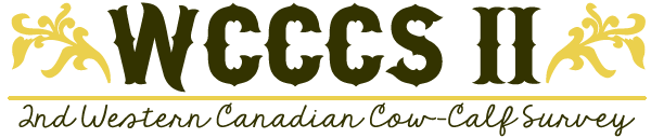 Western Canadian cow-calf survey