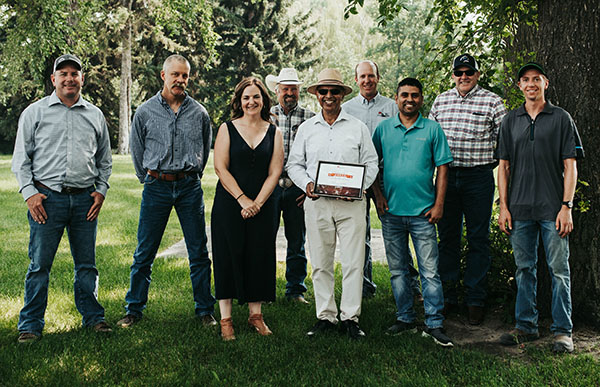 Dr. Surya Acharya receives 2021 Canadian Beef Industry Award for Outstanding Research and Innovation from Beef Cattle Research Council