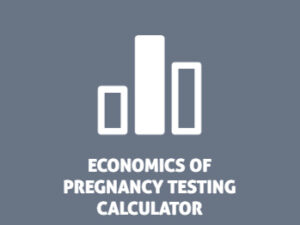 Economics of pregnancy testing calculator.