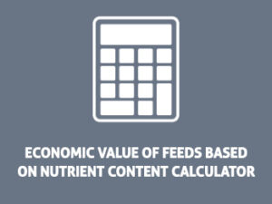 Beef Cattle Research council economic value of feeds based on the nutrient content calculator