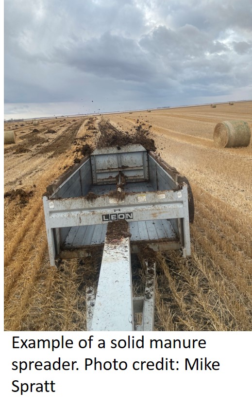 solid manure spreader