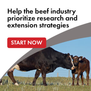 help the beef industry prioritize research and extension strategies through the Canadian Cow-Calf Survey