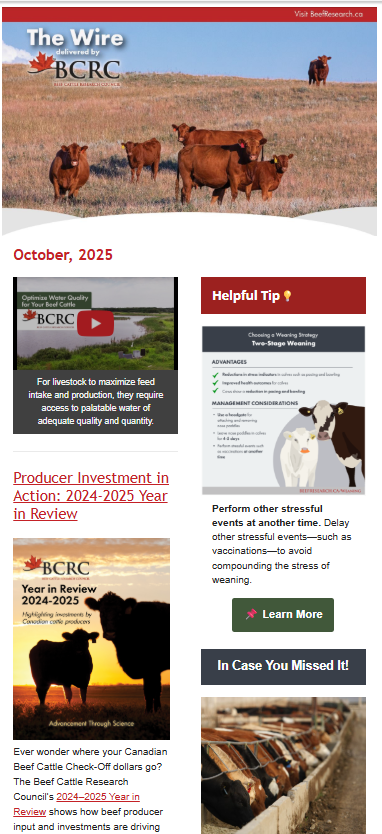 October Wire BCRC