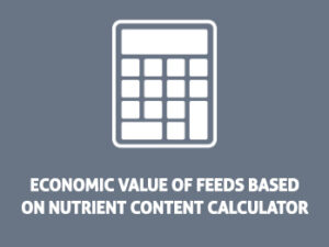 The Beef Cattle Research Council's economic value of feeds based on the nutrient content calculator