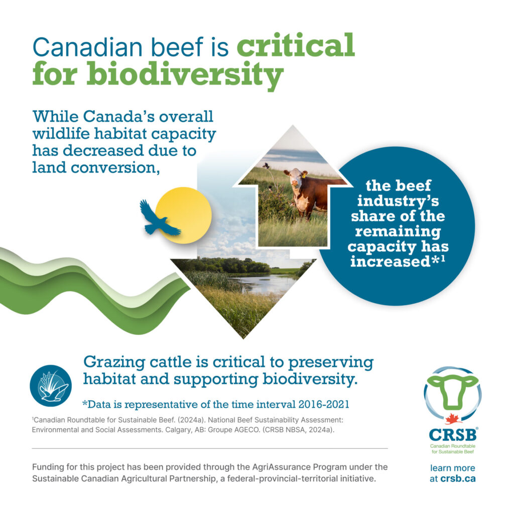 Canadian beef is critical for biodiversity