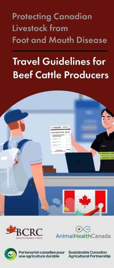 Foot and Mouth Disease traveler's brochure