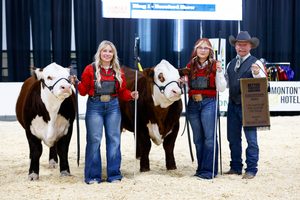 Champion progeny of dam ring FarmFair - Kailey Wirsta