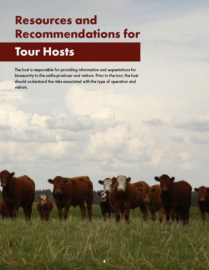 farm tour host guide