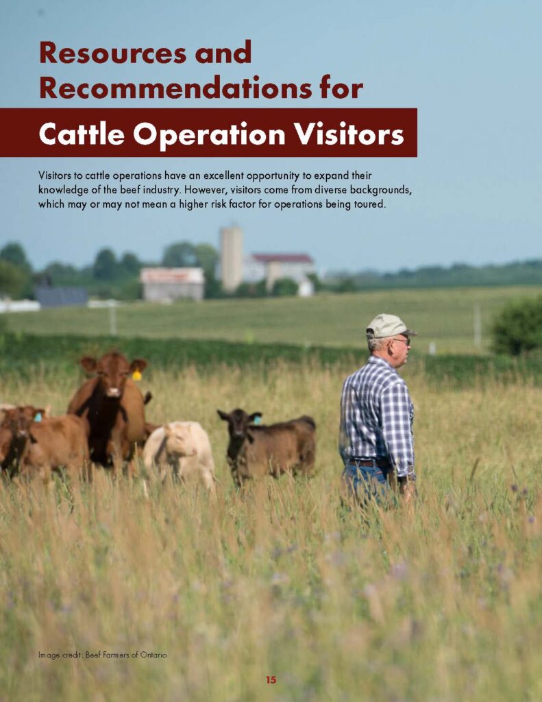farm tour visitor guide