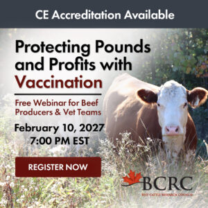 BCRC webinar: Protecting Pounds and Profits with Vaccination